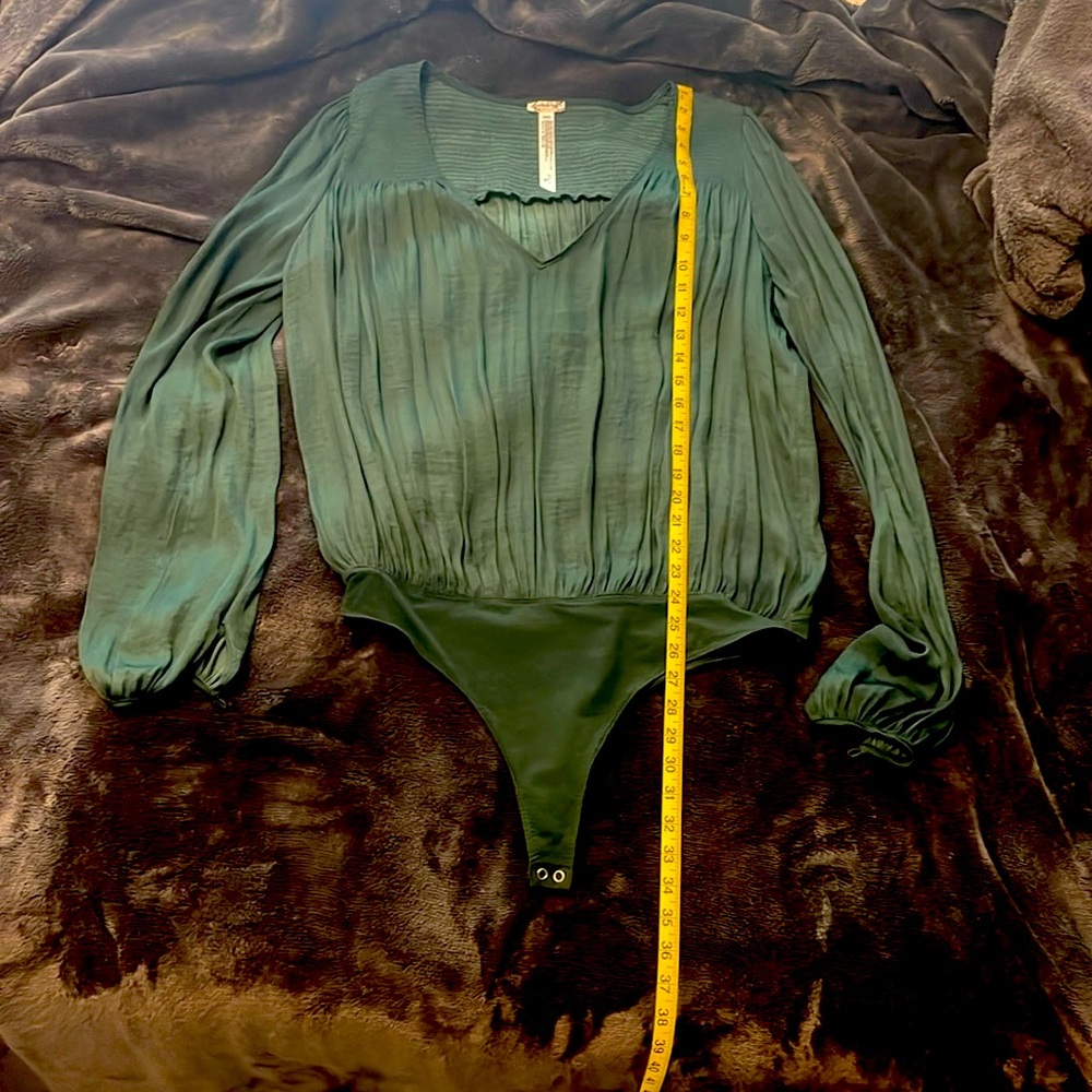 Green Bodysuit by Free People, size L